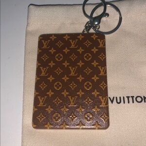 monogram mirror purse/bag charm keychain